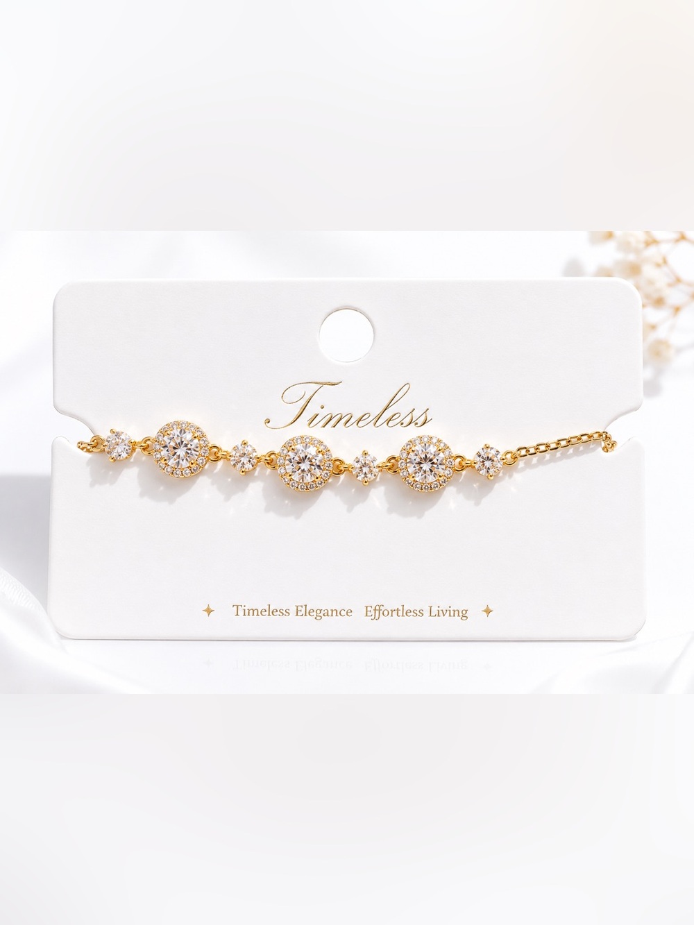 Gold Crystal Bracelet